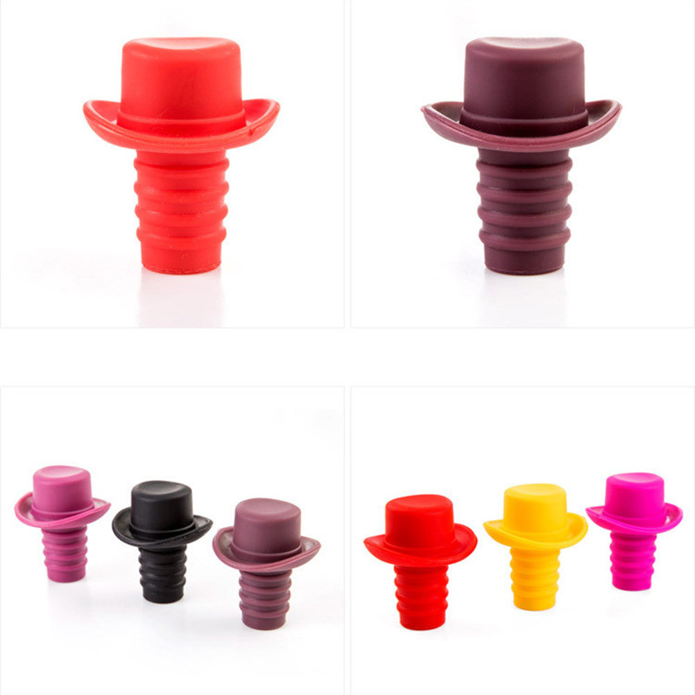 5Pcs Premium Silicone Bottle S - Wine Beer Hat recension och pris