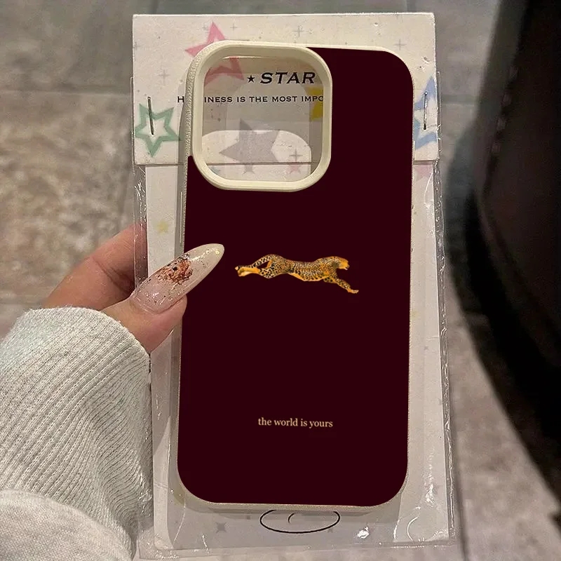 Fashion Leopard Wine Red Soft  - Wine & Beer Guayaquil recension och pris