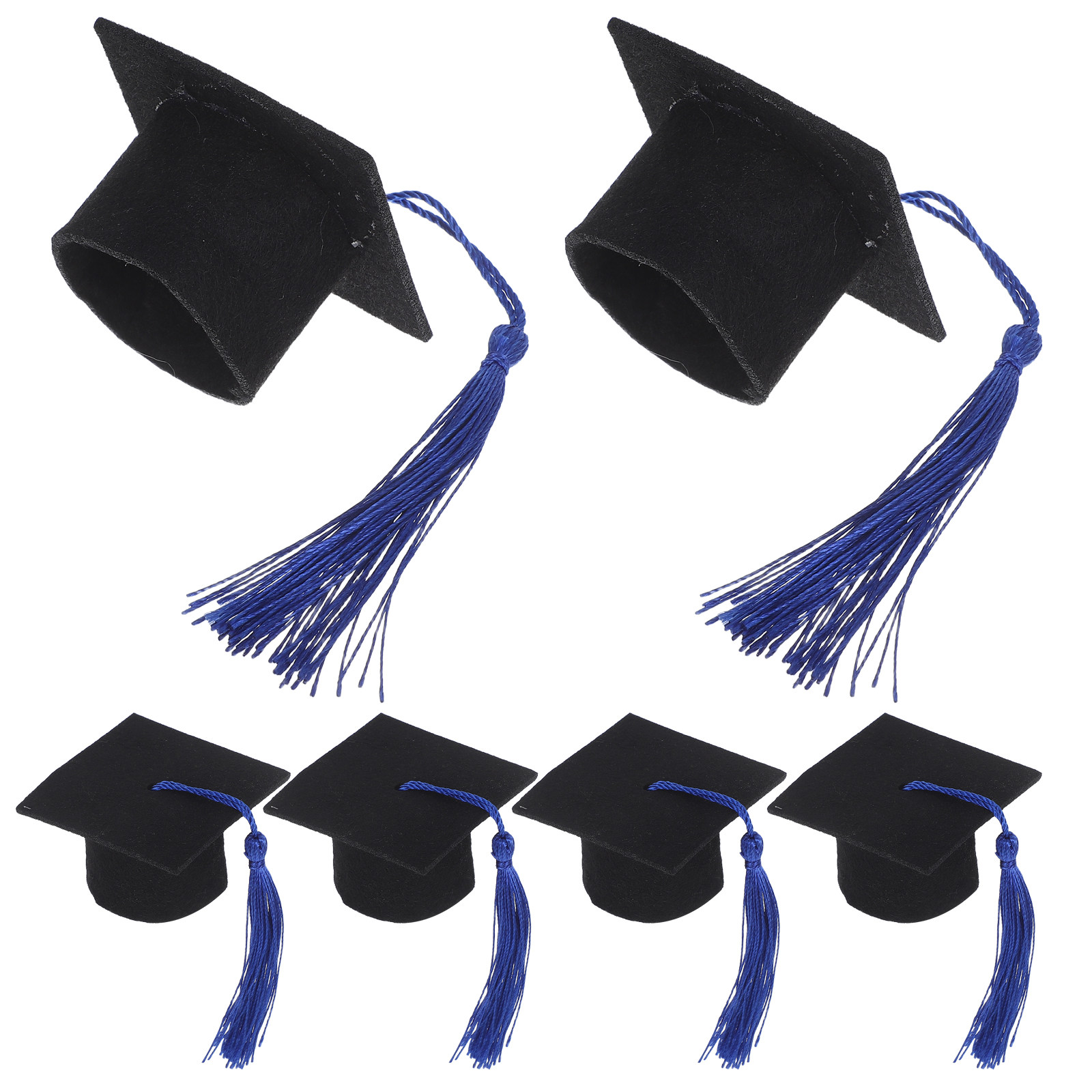 6Pcs Mini Doctoral Hat Wine Bo - Wine Beer Hat recension och pris